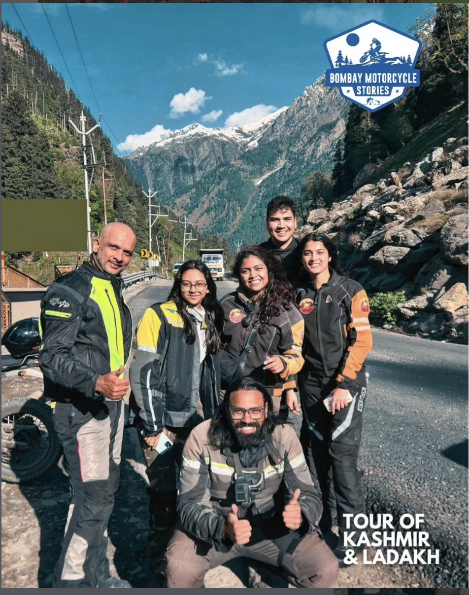 BMS riders on the Tour of Kashmir and Ladakh.